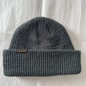 Filson Gray Knit Beanie